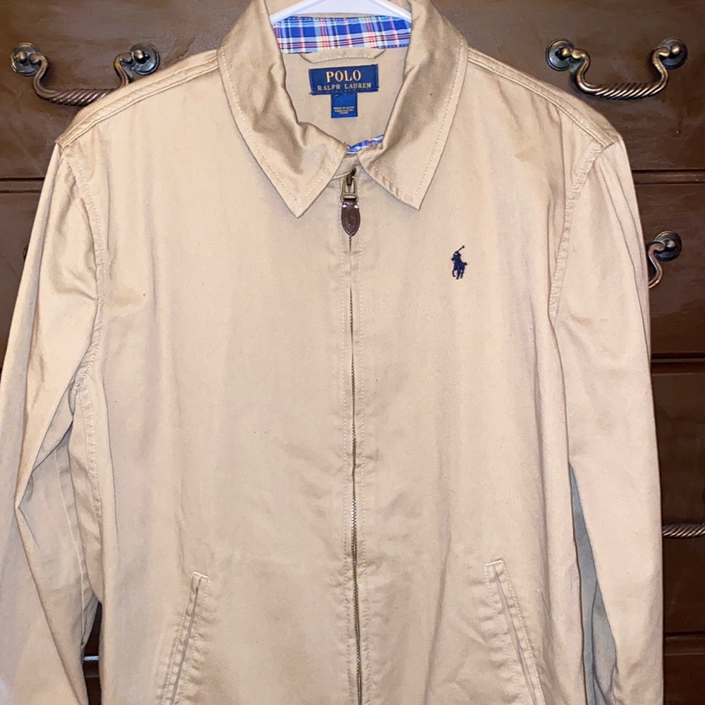 Polo jacket.